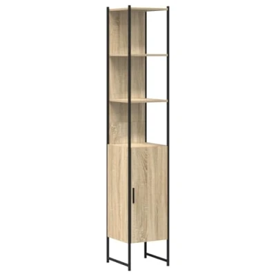Afbeelding van vidaXL Badkamerkast Sonoma Eik 33x33x185,5 cm Hout