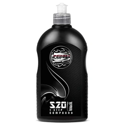 Afbeelding van SCHOLL Concepts S20 Black Real 1 stap pasta, 500 g, krachtige schuurpasta, uiterst breed scala aan prestaties, uitstekende glanseigenschappen