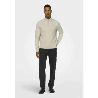Afbeelding van Only &amp; Sons Onscooper Trui, Heren, Maat: Small, Silver lining