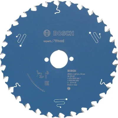 Afbeelding van Bosch Accessoires Cirkelzaagblad expert for Wood 200x30x2.8/1.8x30 T 2608644052