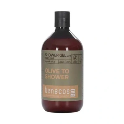 Afbeelding van Benecos Olive 2 in 1 Body and Hair Shower Gel