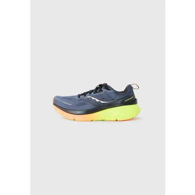 Afbeelding van Saucony Guide 18 Hardloopschoenen voor op de weg, Heren, Maat: 41, Shadow/vizi Schoenen
