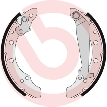 Afbeelding van Brembo Remschoen set S 85 511