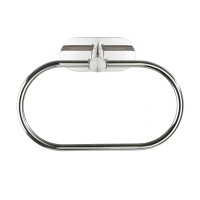 Afbeelding van Wenko Orea turbo loc handdoekring RVS glans