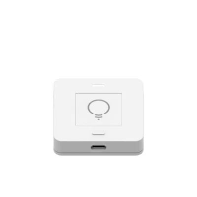 Afbeelding van myStrom WiFi Button Plus, Smart Home Knop, 4 knoppen, voor en SONOS. Sensoren temperatuur luchtvochtigheid. IFTTT. REST API, integratie in eigen systemen, Weiss