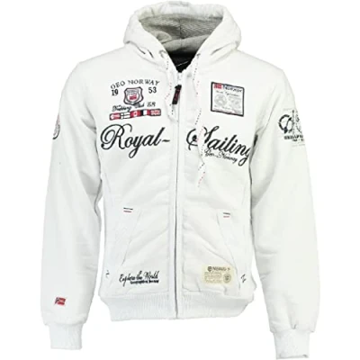 Afbeelding van Geographical Norway Sweatshirt Fighter zwart, blanc, XL