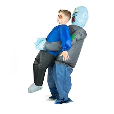Afbeelding van Bodysocks opblaasbare zombie lift je omhoog kostuum (kinderen)