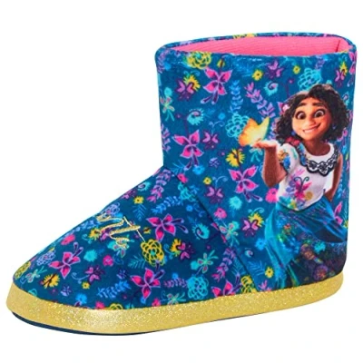 Afbeelding van Disney Encanto Mirabel Pantoffels voor meisjes, met fleece gevoerd, warme slofjes, huisschoenen, Meerkleurig, 10 UK Child