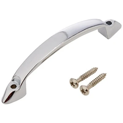 Afbeelding van Merriway BH02239 Front Fix D Handvat met schroeven, 95 mm Verchroomd