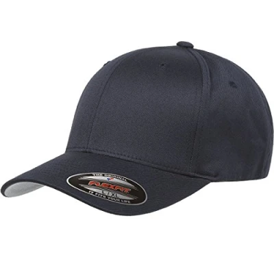 Afbeelding van Flex fit Flexfit Athletic Baseball getailleerd Cap voor heren, Donkere marine, L/XL