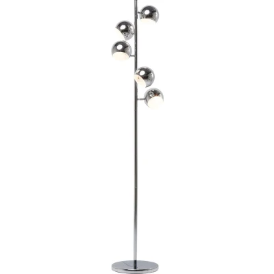 Afbeelding van Kare Design Vloerlamp Calotta 5 Lichts H200 Cm Chroom