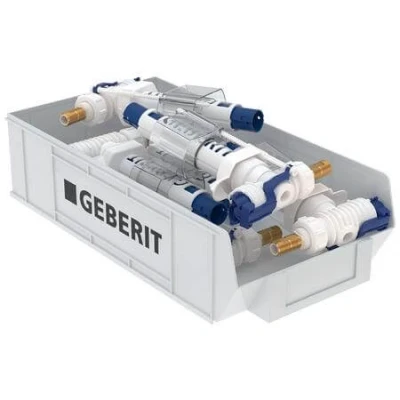 Afbeelding van Geberit vlotterkraan type 380 met zijaansluiting 3 8 6st nippel is van messing 240704001 240 704 00 1