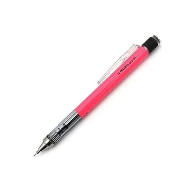 Afbeelding van Tombow MONO Graph neon vulpotlood, multifunctioneel potlood met 0,7 mm vulling, neonroze, potloden gum, geschikt voor alle soorten tekentechnieken.
