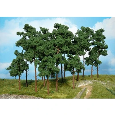 Afbeelding van Heki 1953 Schotse dennenbomen 9 stuks, hoogte 16 cm, meerkleurig