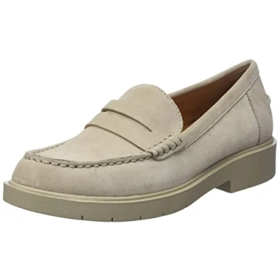 Afbeelding van Geox D Spherica Instappers, Dames, Maat: 37.5, Sand Veloursleer