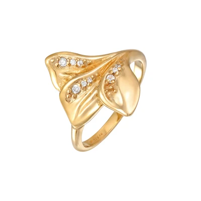 Afbeelding van ELLI Ring goud / transparant