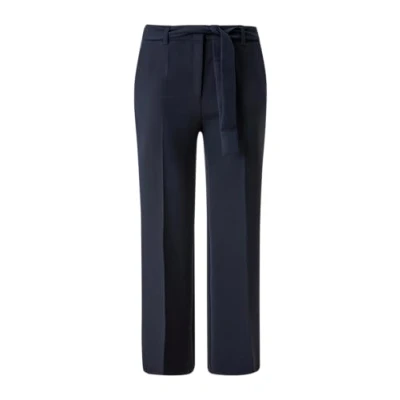 Afbeelding van s.Oliver Black Label Regular MIT BÜGELFALTEN Broek, Dames, Maat: 34x32, Dark navy