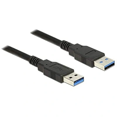 Afbeelding van Delock Kabel USB 3.0 Type A Male &gt; 2.0 m zwart D