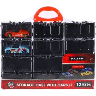 Afbeelding van Rapid Wheels Opbergbox + 2 Die Cast Voertuigen