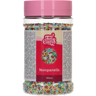 Afbeelding van FunCakes Suikerdecoratie Musketzaad Discomix 250g Eetbare Taartdecoratie