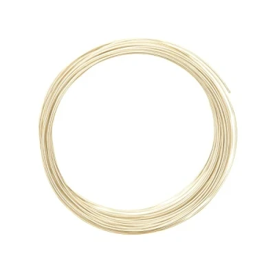 Afbeelding van Vaessen Creative aluminiumdraad, parelwit, 1 mm x 10 m, knutseldraad, decoratiedraad, sieradendraad en bloemisterikdraad
