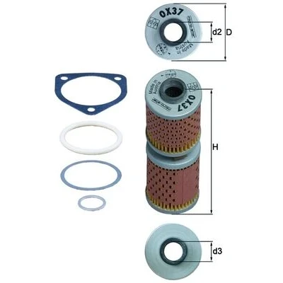 Afbeelding van Oliefilter KNECHT OX 37D
