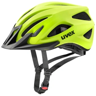 Afbeelding van uvex viva 3 lichte allround helm voor dames en heren individueel passysteem wasbare binnenbekleding neon yellow matt 52 57 cm