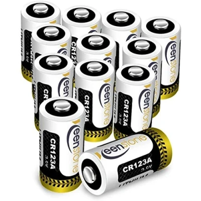 Afbeelding van Keenstone CR123A 3V Lithium 1600mAh CR17345 Wegwerpbatterijen, 12 stuks voor Zaklamp, Camera, Intelligent Instrument, Microfoon etc. 【Niet Arlo】