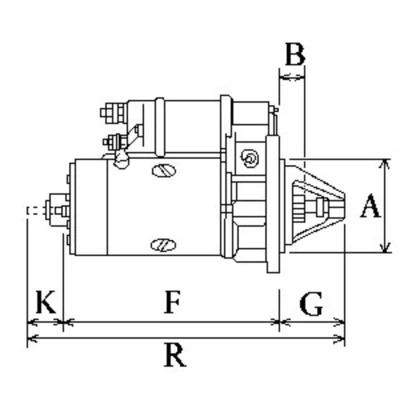 Afbeelding van Startmotor / Starter HC CARGO 116682