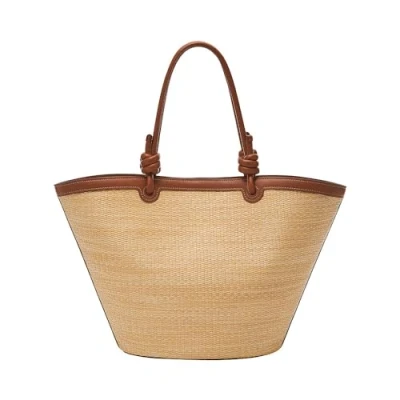 Afbeelding van Fossil Shopper Handtas, Dames, Maat: One Size, Straw