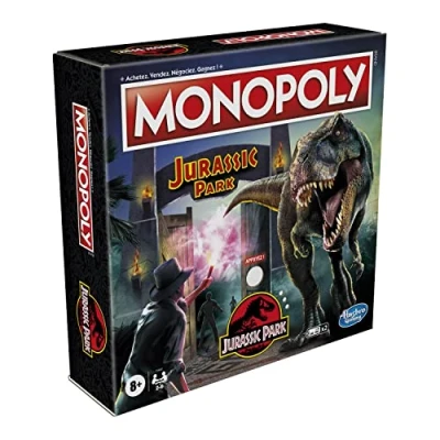 Afbeelding van Monopoly : Edition Jurassic Park, bordspel voor kinderen, vanaf 8 jaar, meerkleurig, L