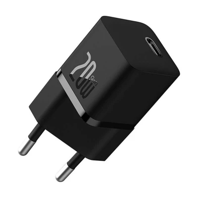 Afbeelding van Baseus GaN5 20W Compacte Fast Charger USB C Zwart
