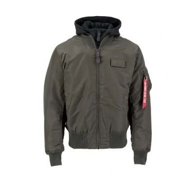 Afbeelding van Alpha Industries MA1 DTEC Jas, Heren, Maat: Small, Black olive