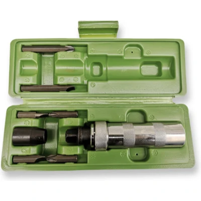Afbeelding van Slagschroevendraaier set met bitjes, impact driver schroevendraaier 7 delige slagschroevendraaierset