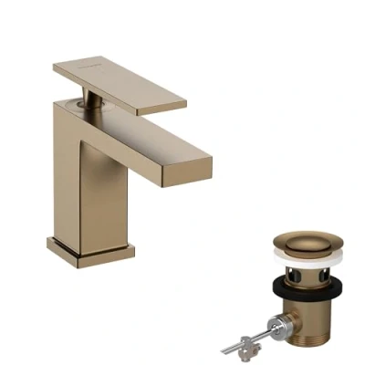 Afbeelding van Hg basin mix 80 tecturis e coolstart with pop up waste set bbr 73002140