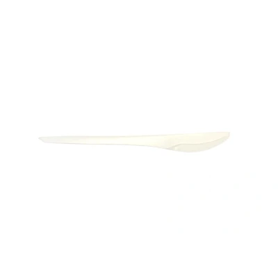 Afbeelding van Mes IEZZY herbruikbaar CPLA 190mm 50 stuks wit