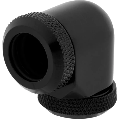 Afbeelding van Corsair Hydro X Series XF Hardline 90 aansluiting (AD 12 mm, dubbelpak, messing gemaakt duurzaamheid, hoogwaardige coating, dubbele O ring compressieafdichting) zwart