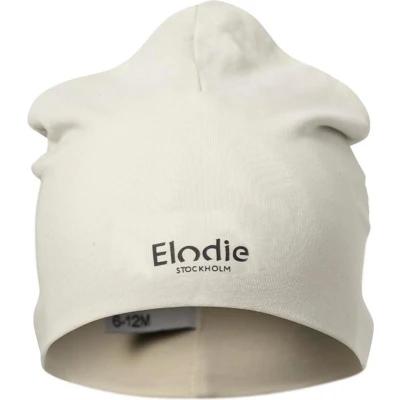 Afbeelding van Elodie Logo Beanies Beanie Muts Baby kind Creamy White 0/6 maanden