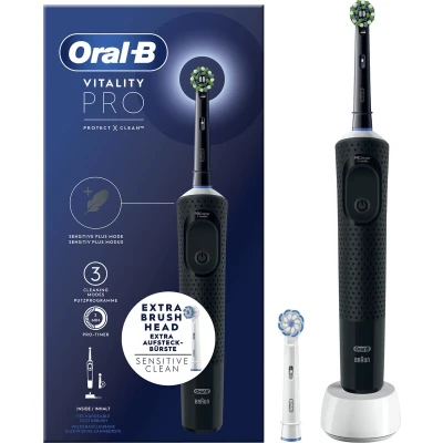 Afbeelding van Vitality Pro Elektrische Tandenborstel Zwart 1ST