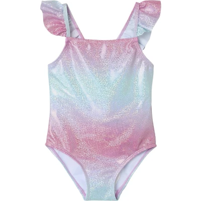 Afbeelding van NAME IT MINI badpak roze/mintgroen