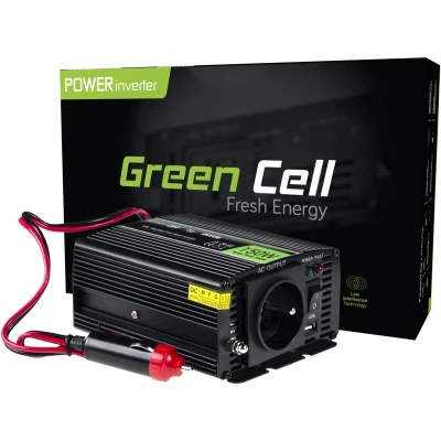 Afbeelding van 300W (150W continu) DC 12V naar AC 230V met USB Stroom Inverter Converter