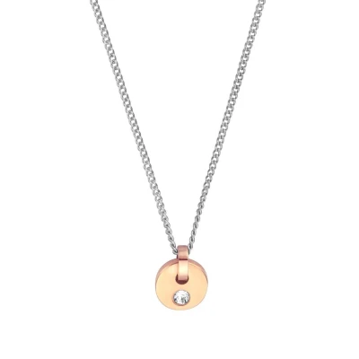 Afbeelding van Esprit ESNL00552242 Mind collier Staal roségoudverguld Zilver en rosékleurig