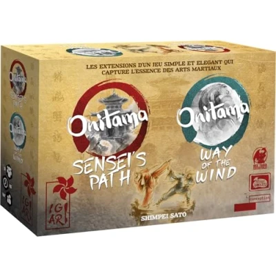 Afbeelding van Asmodee Igiari Onitama Uitbreiding: Sensei&#039;s Path + Way of The Wind Bordspellen Strategiespellen vanaf 14 jaar Spel voor 2 spelers Franse versie