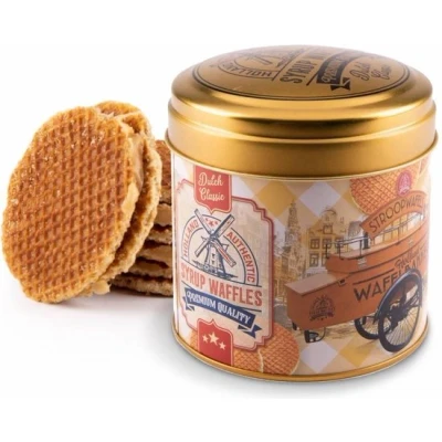 Afbeelding van Matix Blik met stroopwafels Hollandse Bakkers fiets