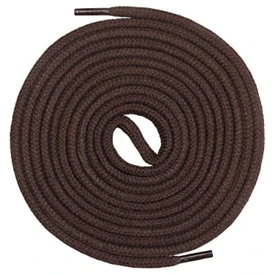 Afbeelding van Mount Swiss Ronde premium veters van 100% katoen, zeer scheurvast, kleur: bruin, lengte: 180 cm