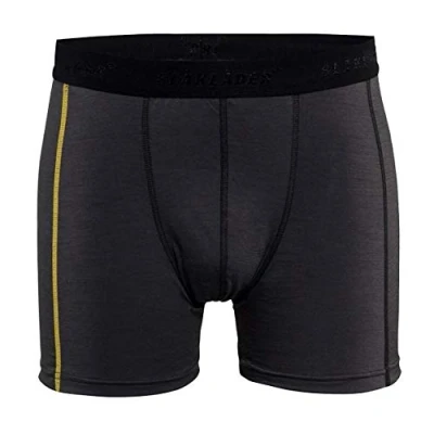 Afbeelding van Blaklader Boxershort 100% merino XLIGHT 1847 1734 Donkergrijs/Geel