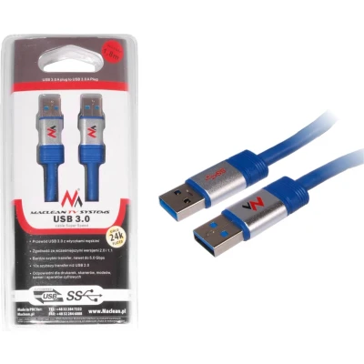 Afbeelding van Kabel, USB 3.0 AM 1.8m Maclean MCTV 606 kabel