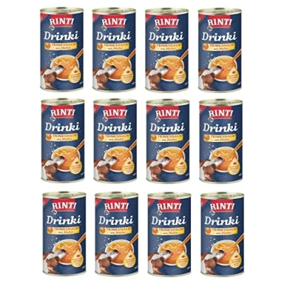 Afbeelding van Rinti Drinki kip 24 x 185 ml multipack drinksnack voor honden