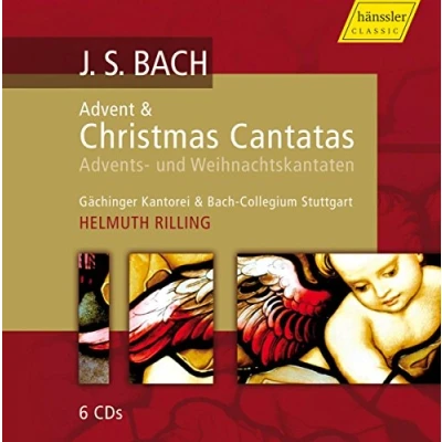 Afbeelding van Gächinger Kantorei, Bach Collegium Stuttgart, Helmuth Rilling J.S.Bach: Advent &amp; Christmas Cantatas (6 CD)