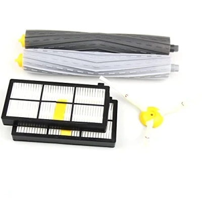 Afbeelding van Premium Onderhoudskit Servicekit Geschikt voor iRobot Roomba 800, 900 serie stofzuigerrobots Afzuigborstelset + 2 HEPA AeroForce filters zijborstel